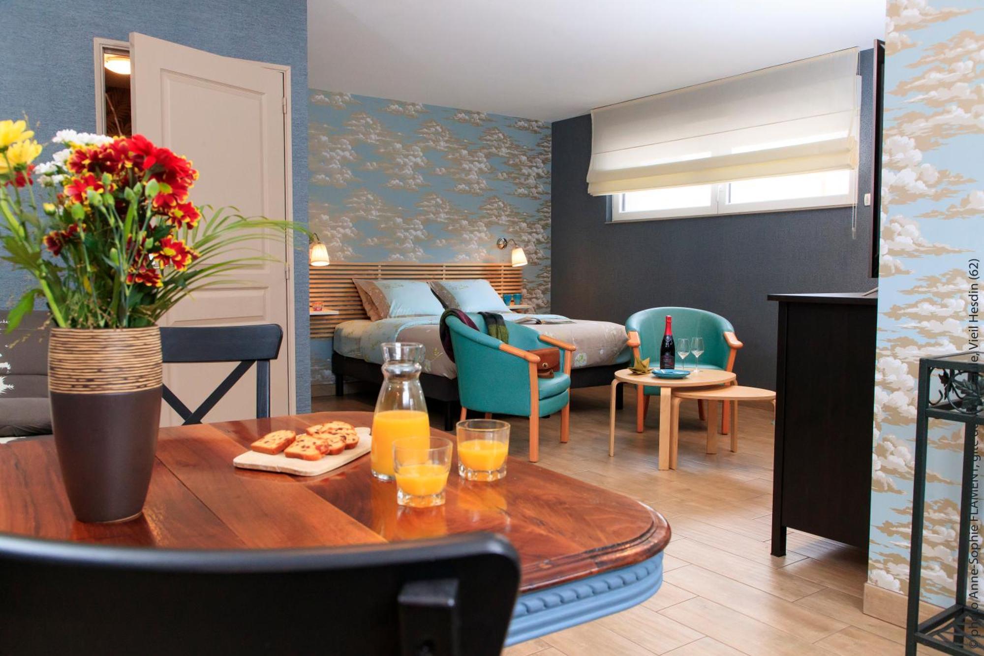 Gite Du Vieux Saule 1 Gite Avec Spa Privatif Pour 2 Personnes 1 Suite Familiale Sans Spa Vieil-Hesdin Kültér fotó